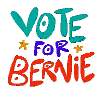 Bernie Sanders Illustration Sticker by emma baynes