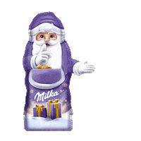 MondelezPoland milka obdaruj mikołajem obdaruj mikolajem Sticker