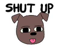 Shut Up Sticker by Jason Clarke