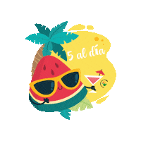 Sandia 5Aldia Sticker by 5 AL DÍA ESPAÑA