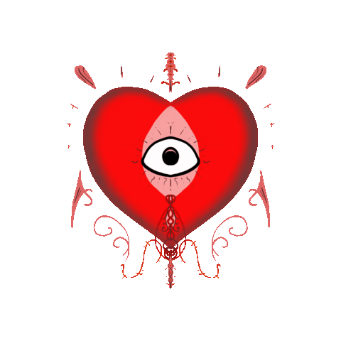 I Love You Hearts Sticker