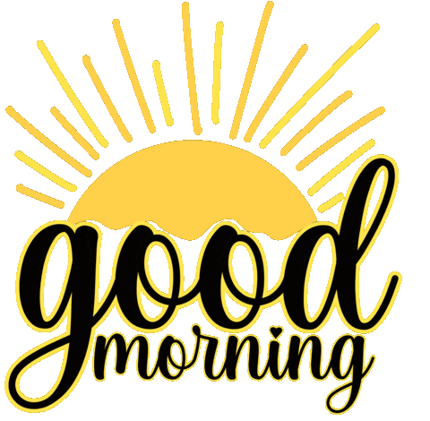 Good Morning Sun Sticker