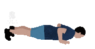 Fitness Push Up Sticker by Dear Workout