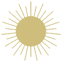 Sunny Days Gold Sticker by bazart