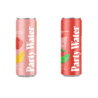 drinkpartywater hotline hardseltzer partywater party water Sticker