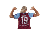 West Ham Point Sticker by Barclays FAWSL