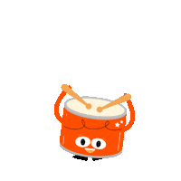 Christmas Drum Sticker by BearJam