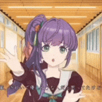 Dragging Love Live GIF