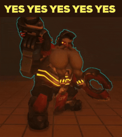 giphygifmaker yes overwatch yup yass GIF