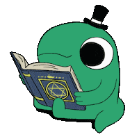 Chill Book Sticker by Incrediville