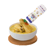 Opor Ayam Cream Sticker by FiberCreme