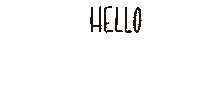 Lettering Nice To Meet You Sticker