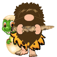 Dinosaur Gnome Sticker