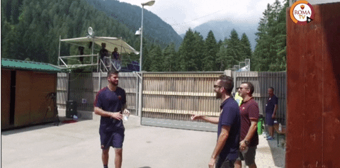 happy slow motion GIF by AS Roma