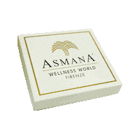 Asmana_Wellness_World christmas logo relax gold Sticker