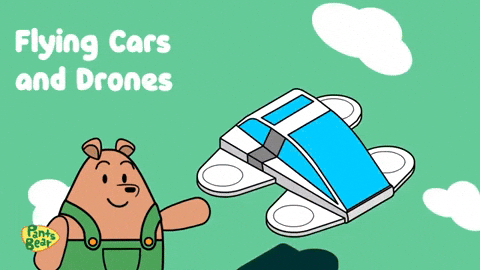 Drones Flying Cars GIF