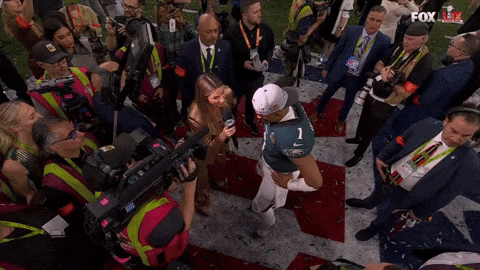 Philadelphia Eagles Interview GIF by TheDreamTeam 