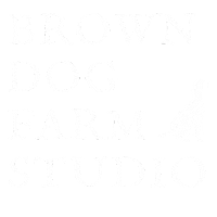 Brown Dog Art Sticker by Brown Dog Farm Studio