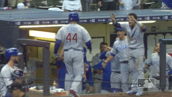 rizzo baez GIF by MLB