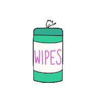 Quarantine Wipe Sticker by BuzzFeed Animation
