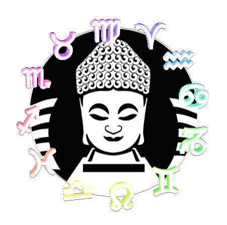 Astrology Buddha Sticker by ArtBouquetlv