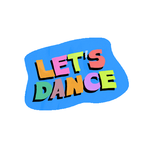 Lets Dance Dancing Sticker by Eleanor Bowmer