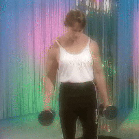80s fitness GIF by Pastelae