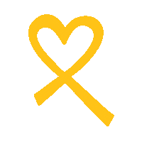 Heart Childhood Cancer Sticker by Sarawak Children's Cancer Society