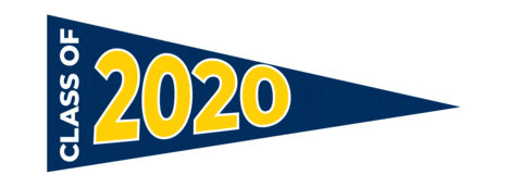 Graduation Class Of 2020 Sticker by University of Michigan-Dearborn