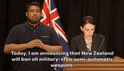 Jacinda Ardern Gun Control GIF by GIPHY News