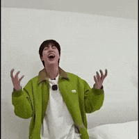 Jin Laughing GIF