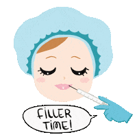 Dermatologypoint filler derma relleno dermatology point Sticker
