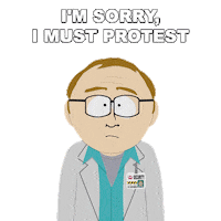 Sorry Protest Sticker by South Park