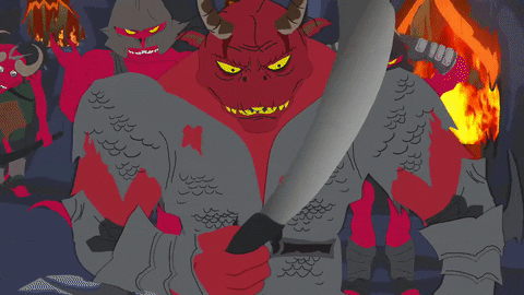 fire devil GIF by South Park 