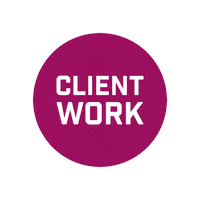 Work Client Sticker by Three Pod Studio with Reka Csulak