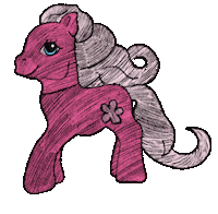 Spiritedartwork pink animals pets sketch Sticker