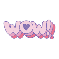 ALFASC heart wow sticker corazon Sticker