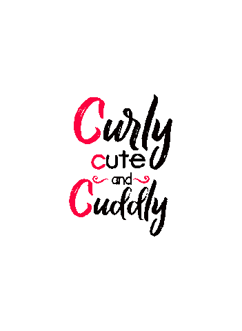 Curly Hair Love Your Curls Sticker by My Curly Way