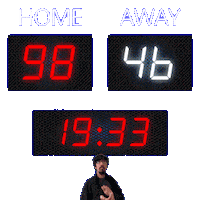 46 Away Sticker