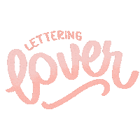 Pink Lettering Sticker