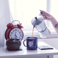 zuparino coffee morning breakfast clock GIF