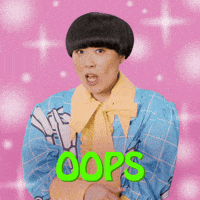 Whoops GIF by Atsuko Okatsuka