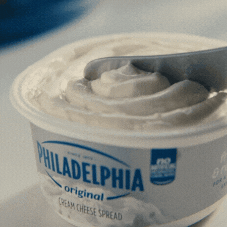 phillycreamchs philadelphia philly scoop creamcheese GIF