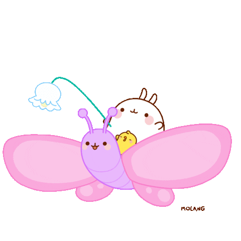 Fly Flying Sticker by Molang