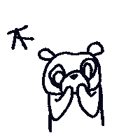 Face Facing Sticker
