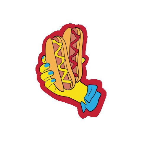 Hot Dog Sticker by Sheetz