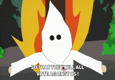 fire kkk GIF by South Park 