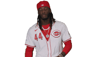 Flexing Cincinnati Reds Sticker by MLB