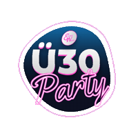 Party Oldschool Sticker by BurgerWerk