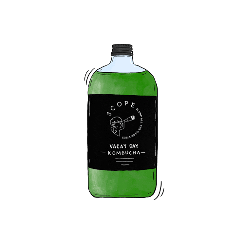 scopeidn healthy drinks bottle scout Sticker